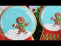 How To Decorate A Snow Globe Cookie - Collaboration With Confetti Cakes