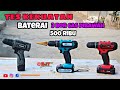 review KEKUATAN BOR BATERAI Rp.500rban❗JLD Tools 36VF,Uchiha 20Volt,Sunc Tools 36VF