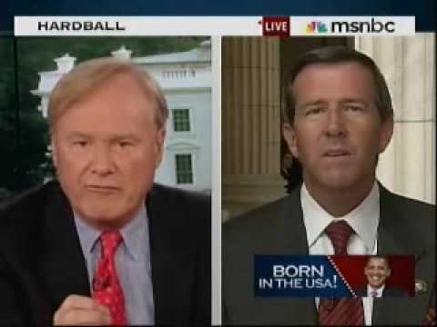 "Hardball" host Chris Matthews takes on California Congressman John Campbell 