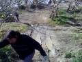 Quad dans la boue