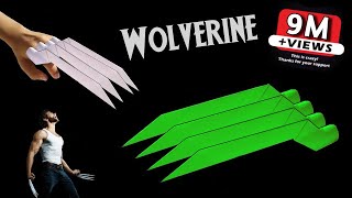 Kağıttan Wolverine Pençesi Nasıl Yapılır? / X-MEN (Wolverine claws)