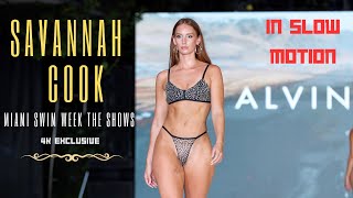 Savannah Cook In Slow Motion / Miami Swim Week 2023