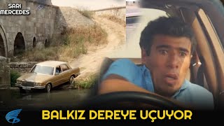 Sarı Mercedes Türk Filmi | Balkız Dereye Uçuyor, Bayram'ın Aklı Gidiyor!