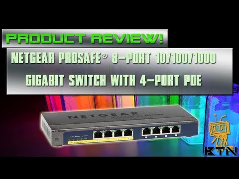 Product Review! - NETGEAR Prosafe 8-port 10/100/1000 Gigabit Switch with 4-Port PoE