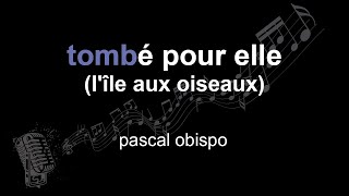 Watch Pascal Obispo Lile Aux Oiseaux tombe Pour Elle video