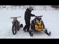 Snowmobile GOON Riding!