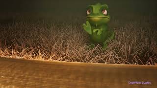 Pascal 3D Animation - Rapunzel Healing Eugenes Hand, Fan Art Scene From Tangled.