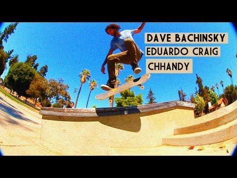 Dave Bachinsky and Eduardo Craig Skate Lincoln Plaza