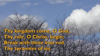 Thy Kingdom Come, O God Tune St Cecilia - 5Vv With Lyrics For Congregations