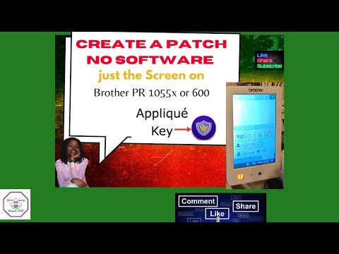 🔥 How to Make a Patch with the Brother PR1055X & PR600 Series!(Easy Applique Tutorial)🔥@BrotherSews