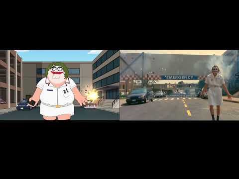 Peter and Joker blow up the Hospital | Side by Side Comparison