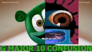 G Major 10 Confusion Effect Gummy Bear Klasky Csupo Pinkfong Spongebob Cocomelon Among Us Peppa Pig