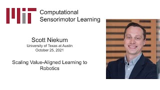 CSL seminar: Scott Niekum