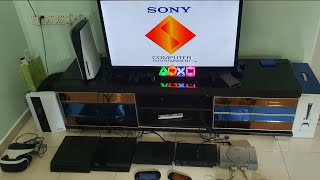 Booting up all the PlayStation consoles at once (with startups)