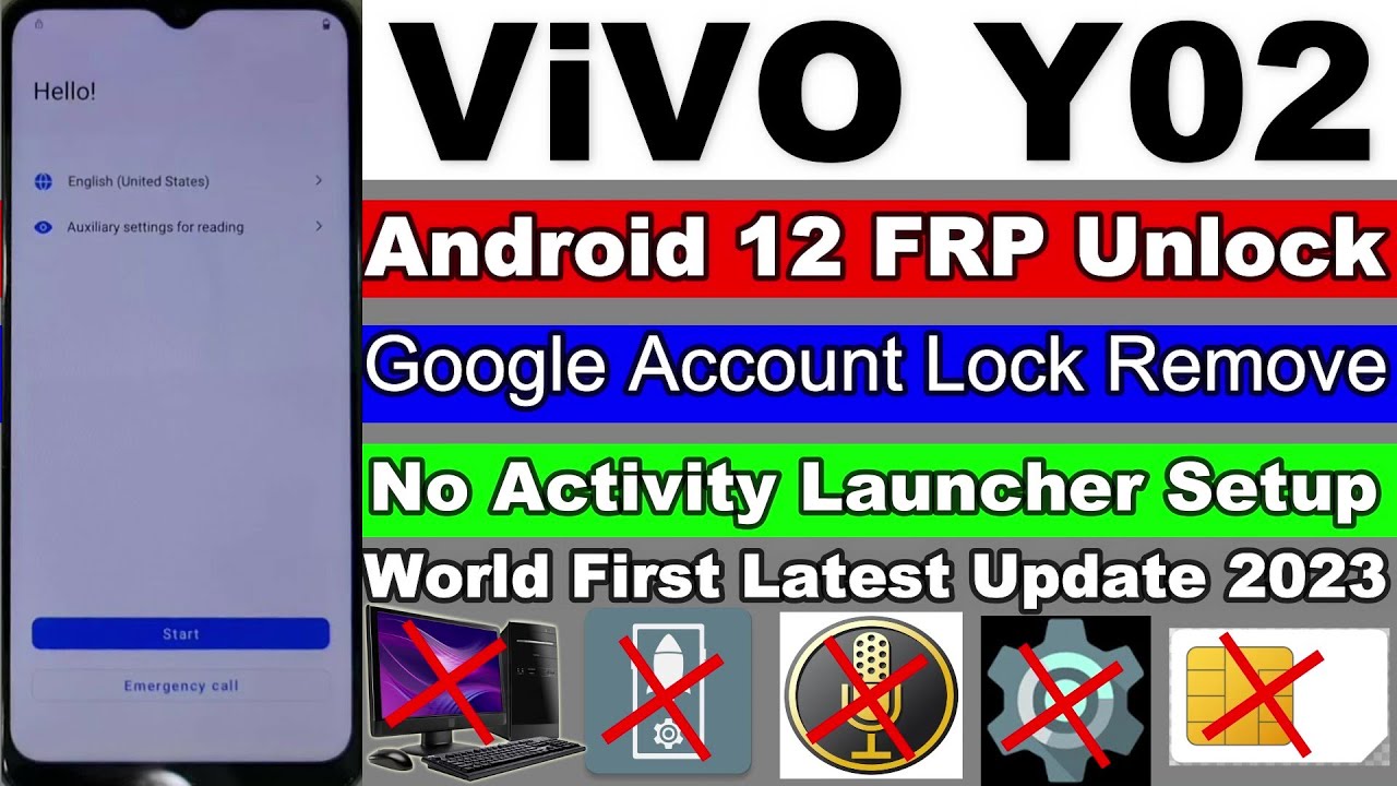 Vivo Y02 FRP Unlock/Google Account Lock Remove Android Vivo Y02 FRP Unlock/Google Account Lock Remove Android