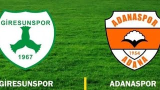 Adanaspor Giresunspor Canlı Yayın