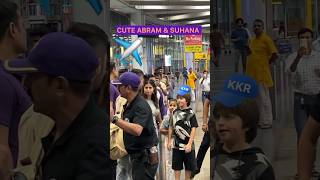 Cute Abram Khan And Suhana Khan Spotted In Airport
