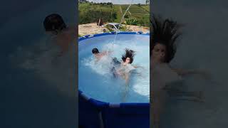 Dia De Piscina No Sitio Do Meu Vô