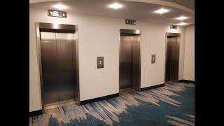3 Aufzüge Kone Hotel Swissôtel Le Plaza Messeplatz 25, 4005 Basel, Schweiz