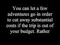 vacations package