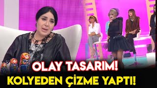 Ayşenur Balcidan Olay Kombi̇n Kolyeden Çi̇zme Yapti İşte Benim Stilim