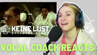 Rammstein - Keine Lust  Vocal Coach Reacts