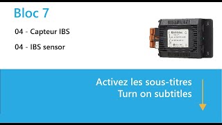 Bloc 7 - Capteur IBS
