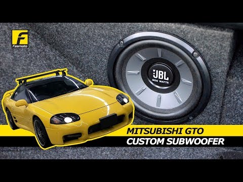 Mitsubishi GTO JBL 8 inch Subwoofer Custom Enclosure
