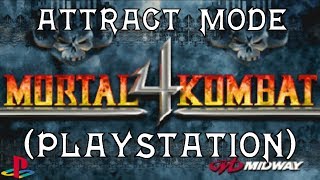 Mortal Kombat 4 Playstation Attract Mode Playstation 1 1080P 60Fps