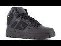 DC Pure Work Men's Black Waterproof Work High-Top with Internal Metatarsal Guard (DC60604)