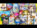 16 minutes Asmr unboxing eggs! Hello Kitty, Bluey, Doorables Star Wars, Baby Borne, Wish