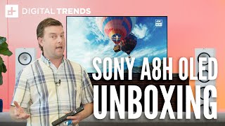 02. Sony A8H OLED Unboxing, Basic Settings, First Impressions