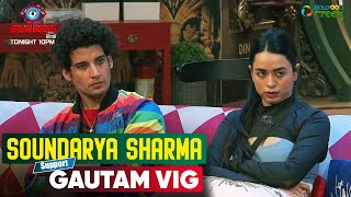 Biggboss16 - Soundarya Sharma Support To Gautam Vig Season 16 Bollywood Green