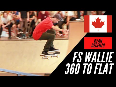 BEAUTIFUL FRONTSIDE WALLIE 360 TO FLAT RYAN DECENZO
