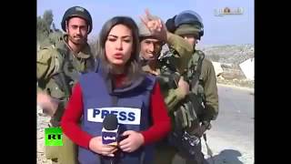 İsrail askerleri kadın muhabiri taciz etti