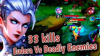 Pro Eudora Vs Aurora This Enemy Karina Regrets After Challenge Wrong Eudora In Mlbb