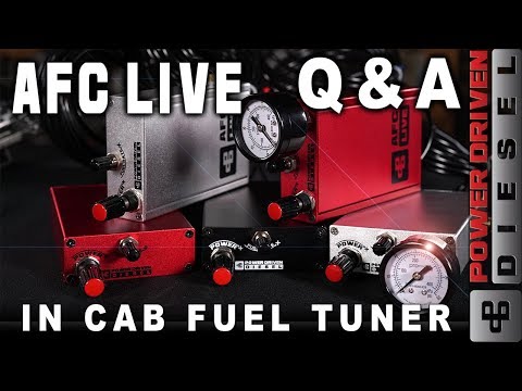 AFC LIVE - P-PUMP FUEL TUNER Common Q&amp;A | Power Driven Diesel