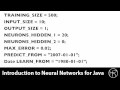 Introduction to Neural Networks for Java (Class 11/16, Part 2/5) predict stock market