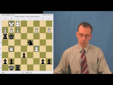 Chess Tactics: S. Levitsky - Frank Marshall (Breslau, 1912)