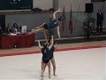 Acrogym Maia Cup 2010 WG SEN Portugal dynamic routine