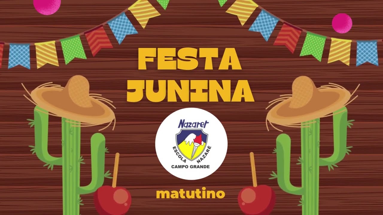 Apresentação de dança da Festa Junina dos alunos do 3º, 4º e 5º ano