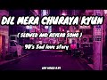 Dil Mera Churaya Kyu-[slowed x reverb]  90s sad love story 💔 #slowedandreverb #love #lofi #music