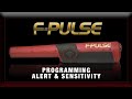 Fisher F-PULSE Video Manual Setting Sensitivity and Alert Type