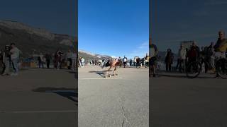 Two Fingers Planche In Public