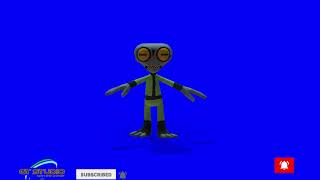 Grey Matter Ben10On Blue Screenno-Copyright
