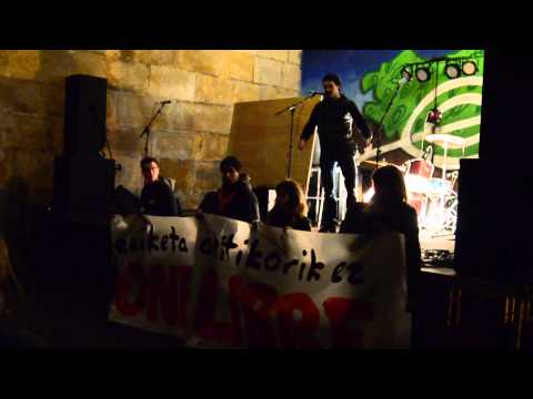 'Jone Libre' eguna: manifestazio osteko ekitaldia