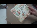 Graphic 45: Secret Garden Mini Album - Mixed Media cover tutorial