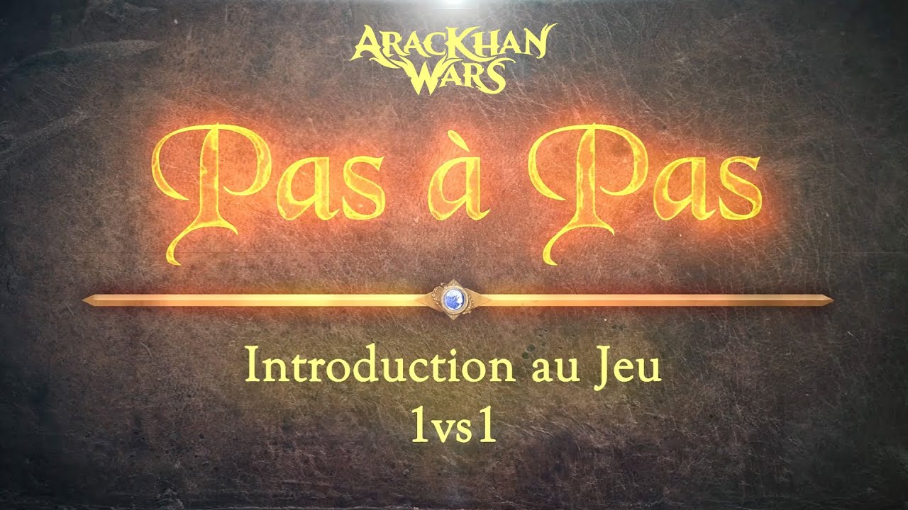 AracKhan Wars Introduction aux règles du Jeu de Cartes d'Affrontement JCA - Comment jouer 1/5