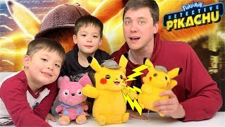Detective Pikachu Talks In Real Life Pokémon Detective Pikachu Talking Plush Toy And Movie Review