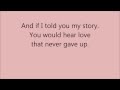 My Story by Big Daddy Weave (with lyrics)